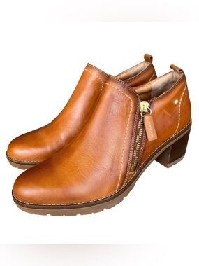 Pikolinos Llanes Zip Leather Booties 38 ~ 7.5-8
